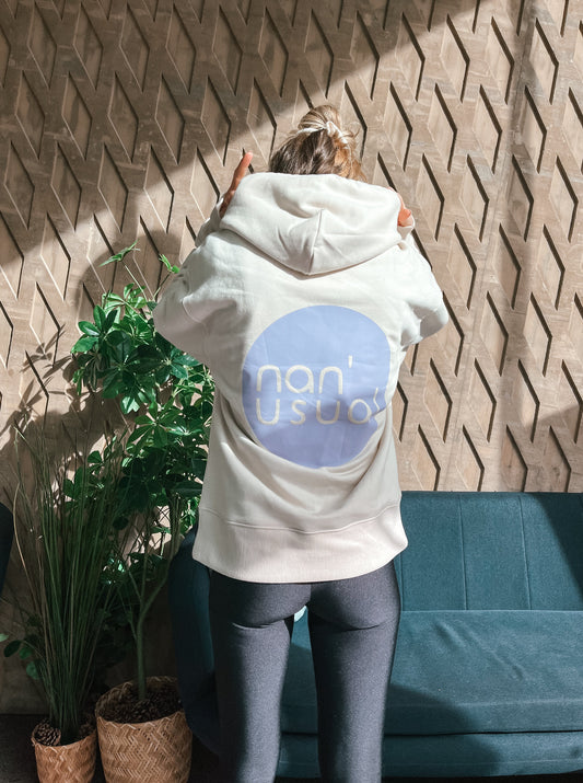 Unisex relaxed Hoodie "choose what brings you peace." he