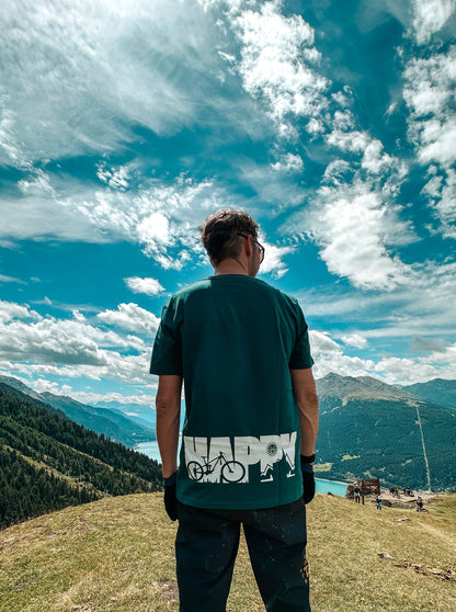 Unisex T-Shirt “happy mountain bike"