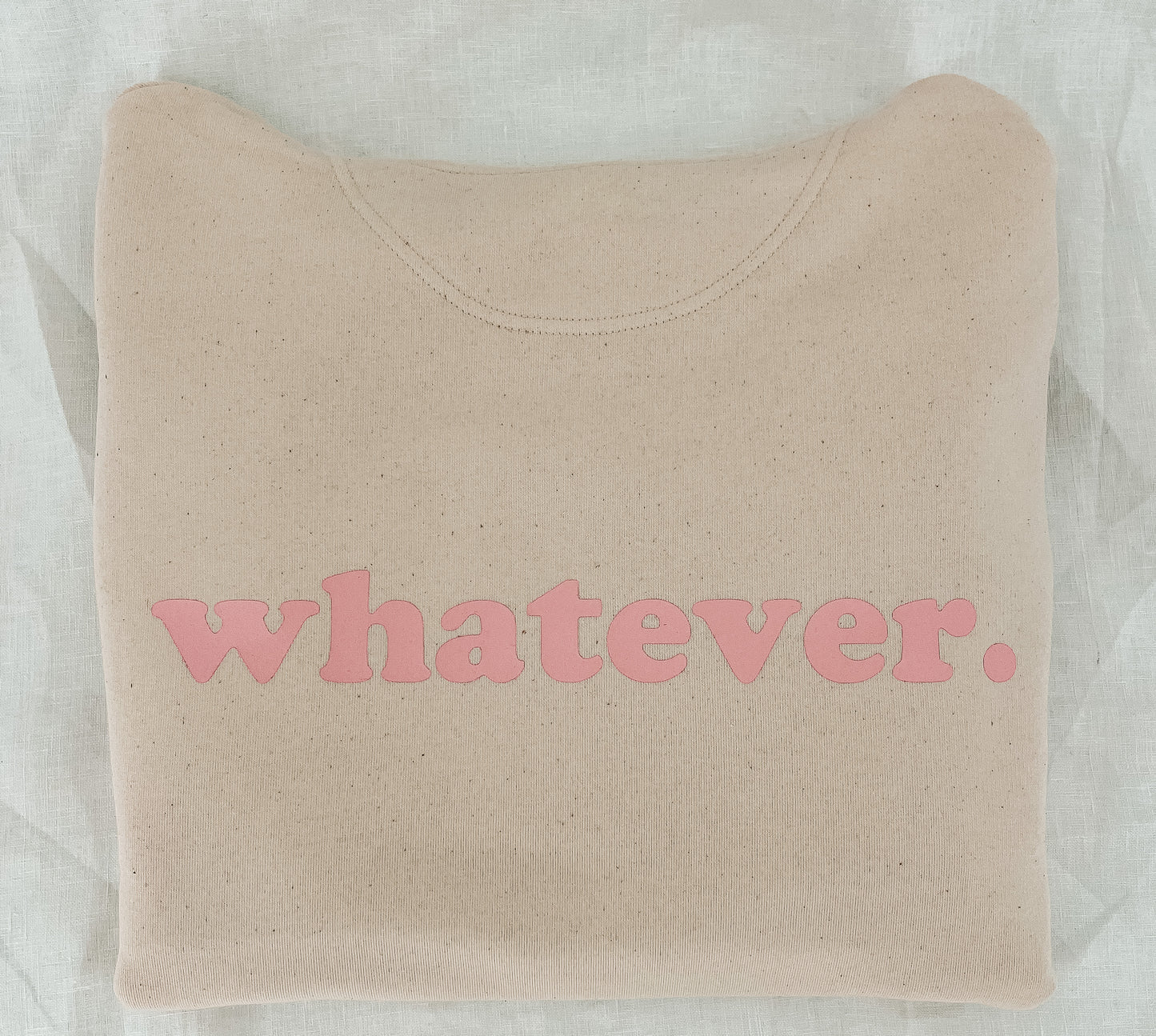 Unisex relaxed Hoodie "whatever."